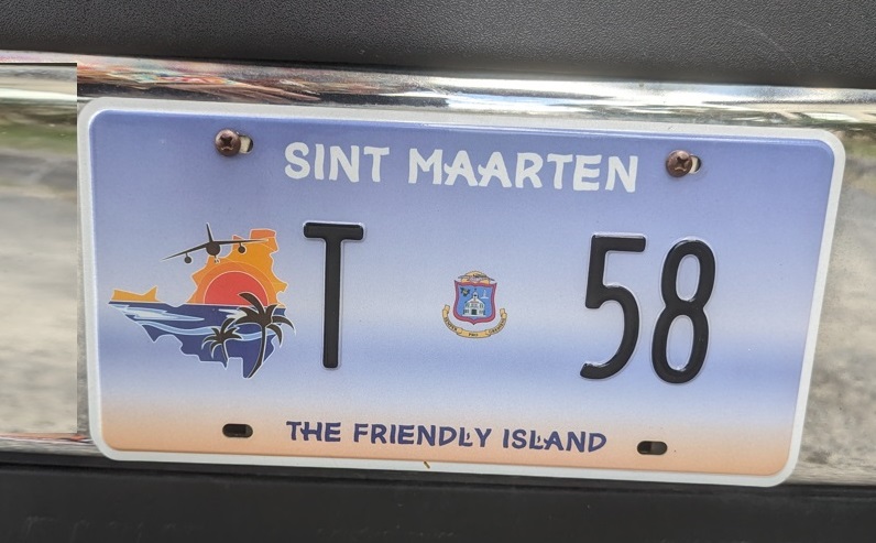 Autokennzeichen St. Maarten