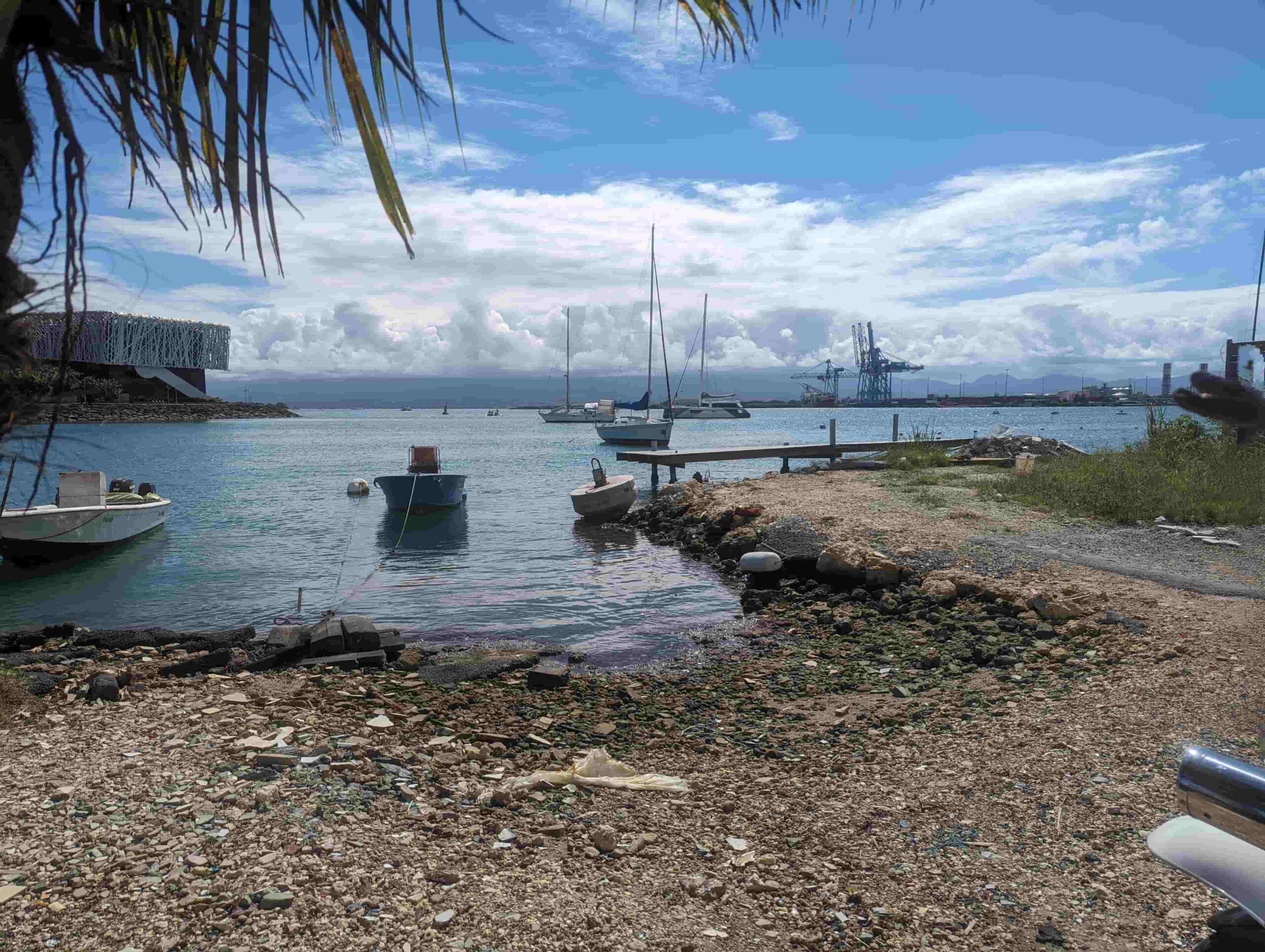 Stadtstrand auf Guadelupe